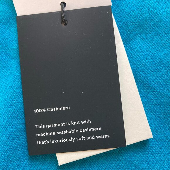 NWT ★: ARITZIA/TNA "Keely" Cashmere Sweater, Blue, S - Picture 11 of 13
